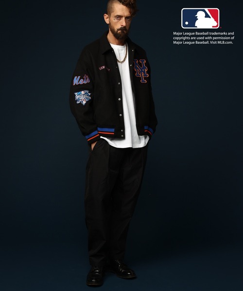 SKOOKUM（スクーカム） スタジャン L ブラック メンズ : ZOZOTOWN