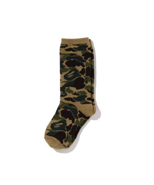 A BATHING APE（アベイシングエイプ） 靴下 ABC CAMO SOCKS キッズ