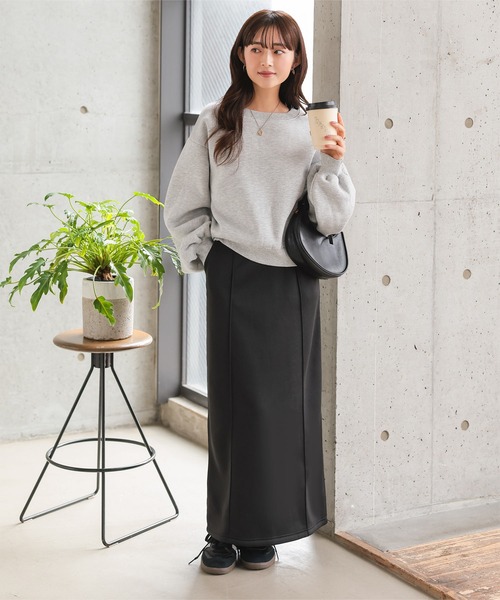 スカート 「 低身長向けサイズ 」 裏ボアナロースカート : ZOZOTOWN