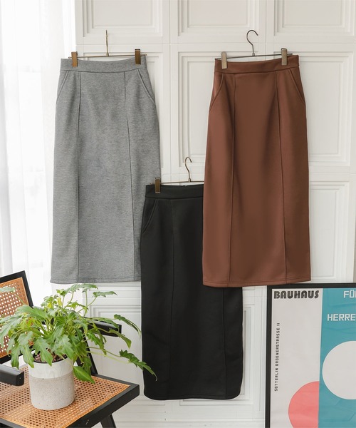 スカート 「 低身長向けサイズ 」 裏ボアナロースカート : ZOZOTOWN