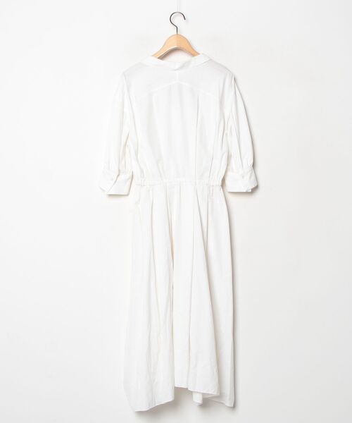 「EFFE BEAMS」 シャツワンピース - ホワイト レディース_画像2