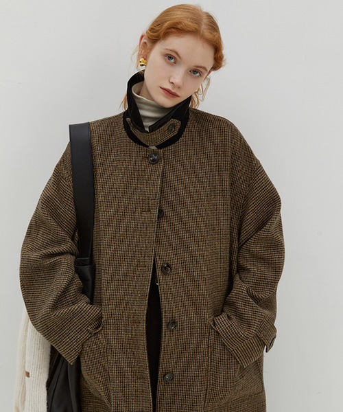 Fano Studios」 ステンカラーコート M ブラウン系その他 レディース