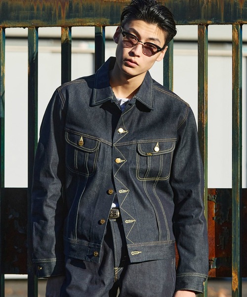 Lee（リー） デニムジャケット MEDIUM ノンウォッシュ メンズ