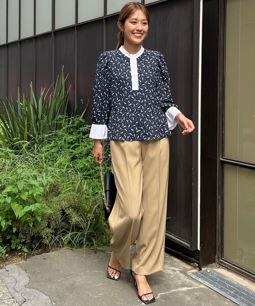 「NOLLEY'S」 長袖ブラウス 38 ブルー系その他6 レディース_画像9