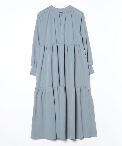 「archives」 長袖ワンピース M ブルー レディース_画像2