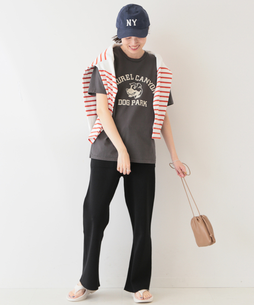 「SLOBE IENA」 イージーパンツ FREE ブラック レディース_画像3