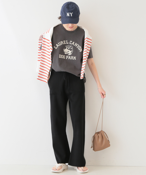 「SLOBE IENA」 イージーパンツ FREE ブラック レディース_画像4