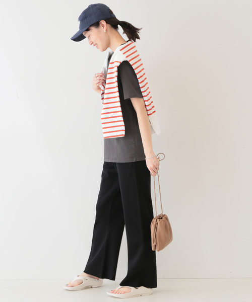 「SLOBE IENA」 イージーパンツ FREE ブラック レディース_画像6