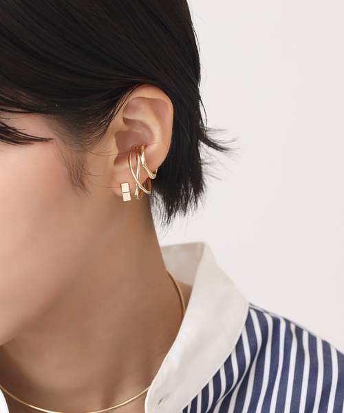 Lilas ピアス スモールベントピアス K10（両耳） レディース