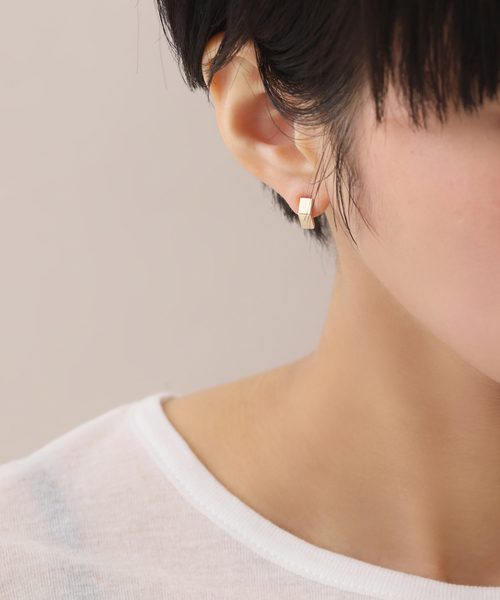 Lilas ピアス スモールベントピアス K10（両耳） レディース