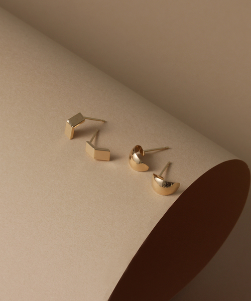 Lilas ピアス スモールベントピアス K10（両耳） レディース