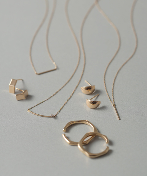 Lilas ピアス スモールベントピアス K10（両耳） レディース