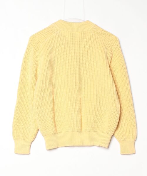 「DEMYLEE」 ニットカーディガン「DEMYLEEコラボ」 X-SMALL イエロー レディース_画像2