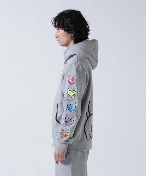 パーカー maxsix(マックスシックス）ONI HEART ZIP PARKA メンズ