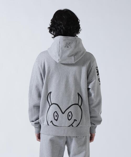 パーカー maxsix(マックスシックス）ONI HEART ZIP PARKA メンズ