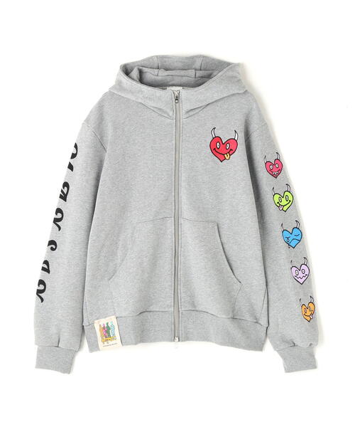 パーカー maxsix(マックスシックス）ONI HEART ZIP PARKA メンズ