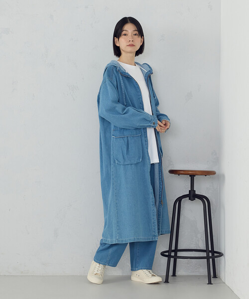 ワンピース デニムパーカーワンピース / セットアップ対応 : ZOZOTOWN