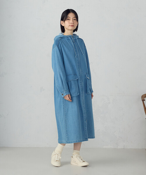 専用⭐︎ ワンピース＋デニムセットアップ ワンピース デニムパーカーワンピース / セットアップ対応 : ZOZOTOWN