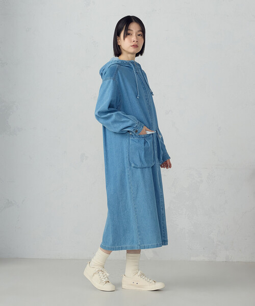 ワンピース デニムパーカーワンピース / セットアップ対応 : ZOZOTOWN