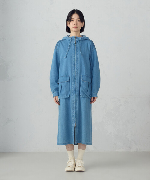 ワンピース デニムパーカーワンピース / セットアップ対応 : ZOZOTOWN