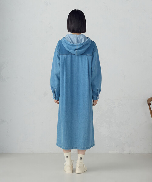 ワンピース デニムパーカーワンピース / セットアップ対応 : ZOZOTOWN