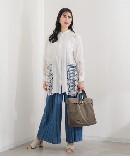 「KATHARINE ROSS」 「LHELBIE」長袖チュニック MEDIUM ブラック レディース_画像9