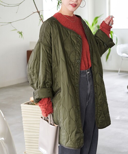 「FREAK'S STORE」 ジャケット フリ- グレー レディース_画像6