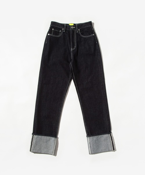 「WCJ」 デニムパンツ 26inch オフホワイト レディース_画像9