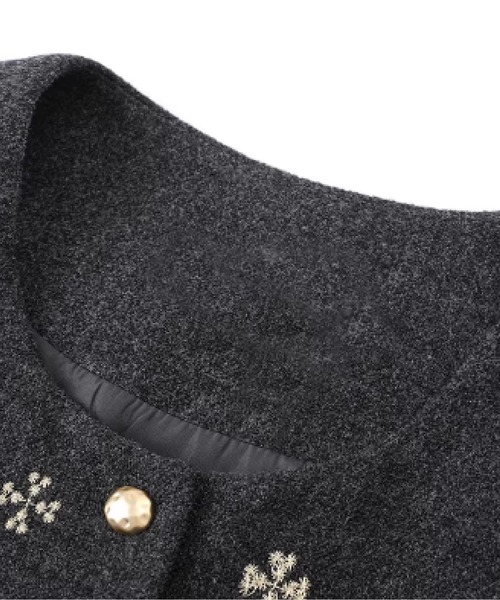 セットアップ Texture Embroidery Skirt Set Up レディース | LA POMME petit | 03