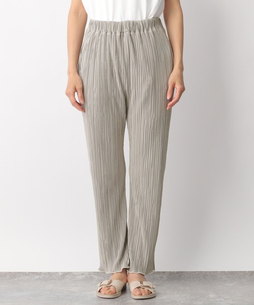 「LEPSIM」 イージーパンツ LARGE ライトグリーン レディース_画像3