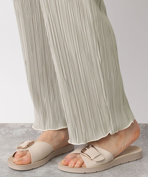 「LEPSIM」 イージーパンツ LARGE ライトグリーン レディース_画像6