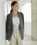 ジャケット テーラードジャケット Comfy ...の詳細画像5