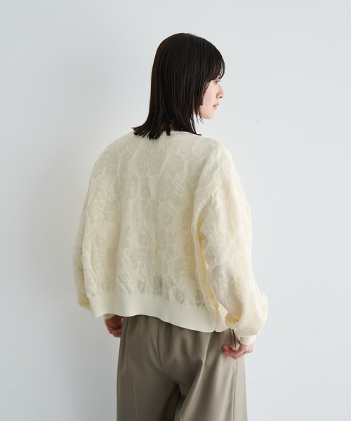 YECCA VECCA（イェッカヴェッカ） ブルゾン アウター ふくれジャガード