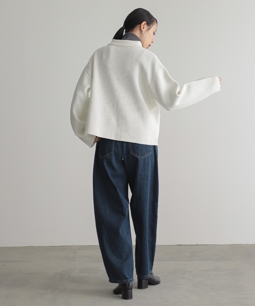 「for/c」 長袖ニット M ブラック レディース_画像7
