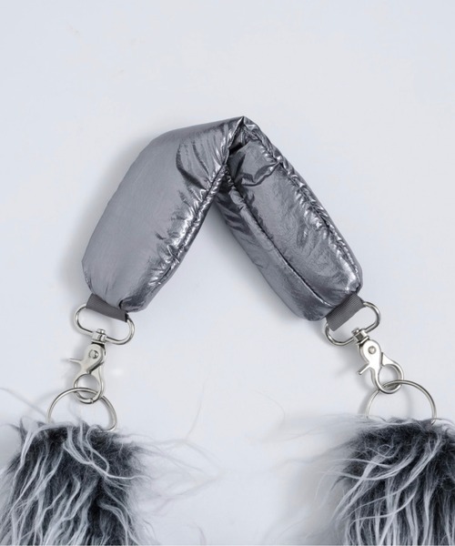 「musubore」 ハンドバッグ FREE シルバー レディース_画像8