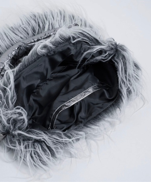 「musubore」 ハンドバッグ FREE シルバー レディース_画像9