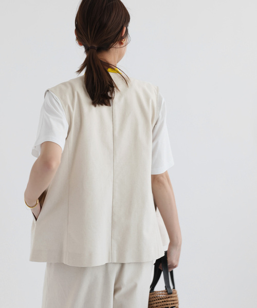 「JOURNAL STANDARD relume」 ベスト FREE ブラック レディース_画像9