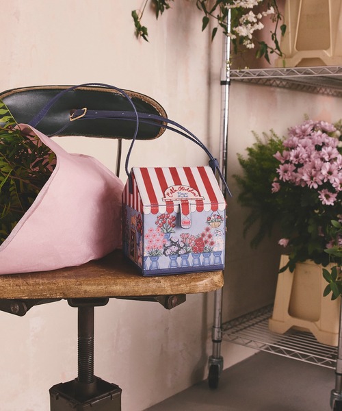 キャスキッドソン 本革 牛革 レザー 花柄 ショルダーバッグ Cath Kidston ショルダーバッグ 斜め掛け 花柄 レディース キャス
