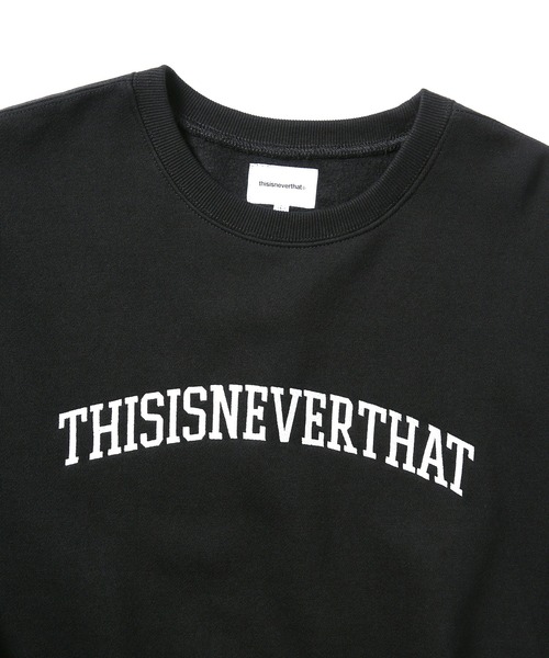 「thisisneverthat」 スウェットカットソー M ヘザーグレー メンズの画像