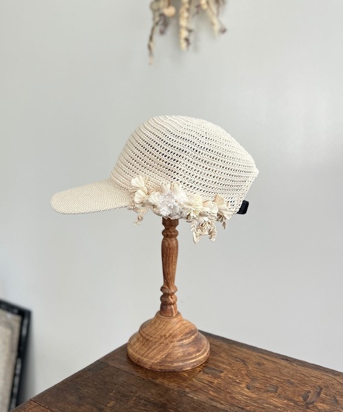 「m.soeur」 キャップ FREE ホワイト レディース_画像7