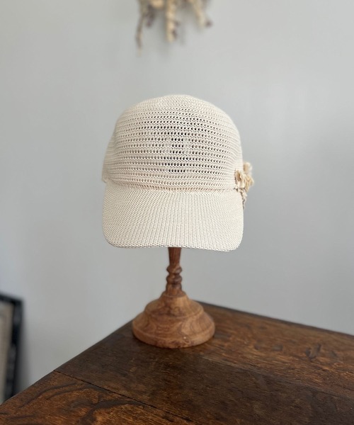 「m.soeur」 キャップ FREE ホワイト レディース_画像8