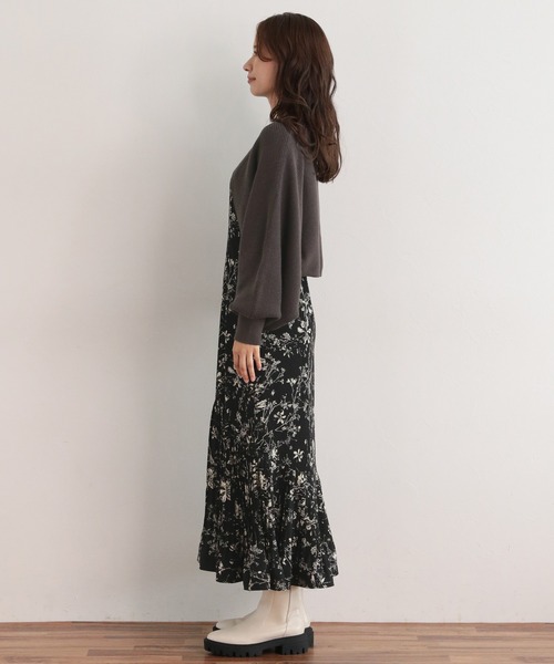 「mysty woman」 コンビワンピース FREE アイボリー レディース_画像7