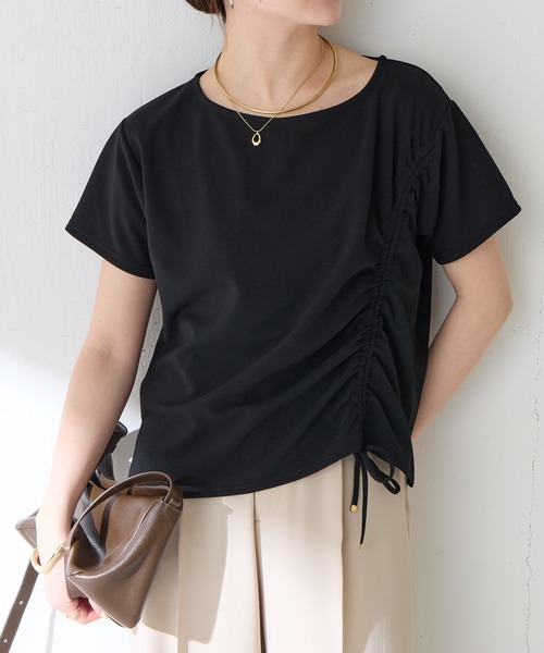 tシャツ ドロストTブラウス/WEB限定 レディース
