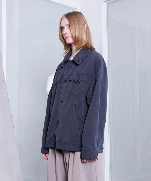 ブルゾン アウター 「VOAAOV」 6oz DENIM Work Jacket メンズ レディースの画像