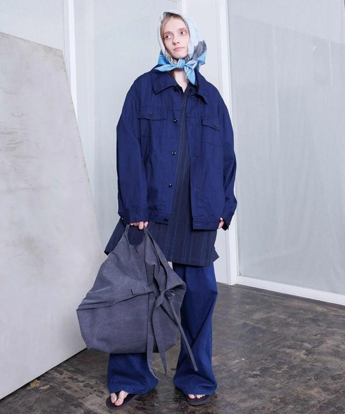 ブルゾン アウター 「VOAAOV」 6oz DENIM Work Jacket メンズ レディースの画像