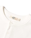 「UGG」 半袖Tシャツ M ホワイト メンズの詳細画像3