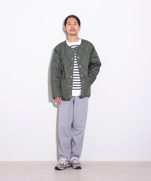 「GLOSTER」 スウェットパンツ M アイボリー メンズ_画像2