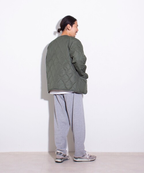 「GLOSTER」 スウェットパンツ M アイボリー メンズ_画像4