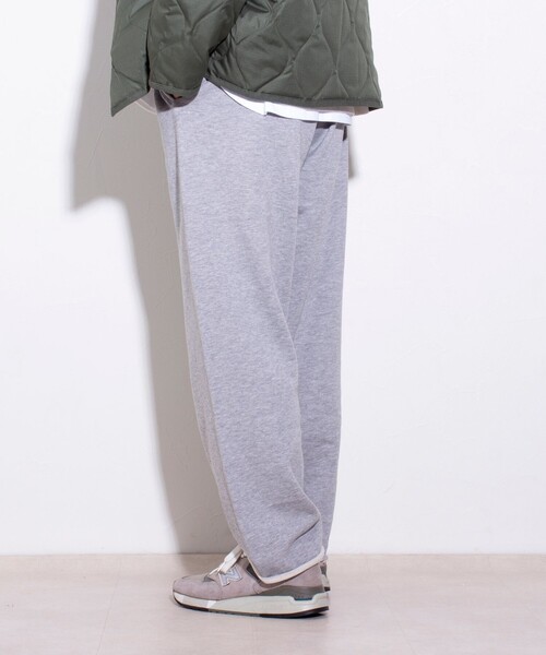 「GLOSTER」 スウェットパンツ M アイボリー メンズ_画像6