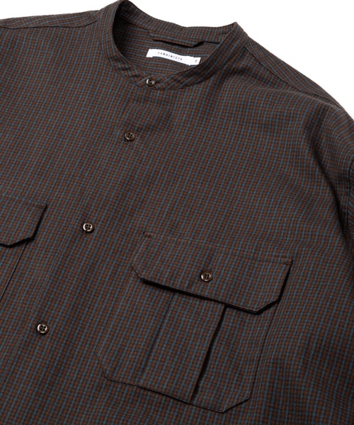 「Sandinista」 長袖シャツ MEDIUM ブラウン メンズ_画像4